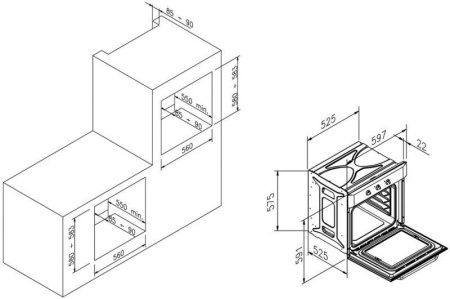Духовой шкаф ZIGMUND & SHTAIN EN 119.622 A