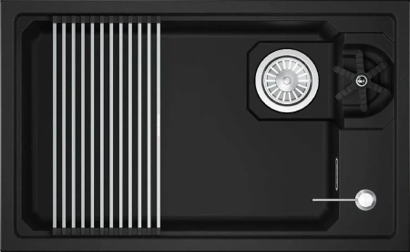 Кухонная мойка GRANULA 7309RU черный