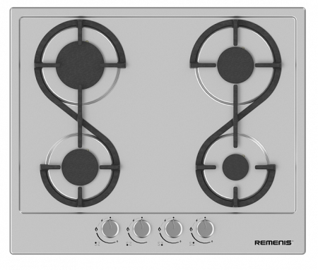 Встраиваемая газовая варочная панель Remenis REM-2152 inox
