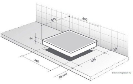 Варочная поверхность DE DIETRICH DPE7549XF
