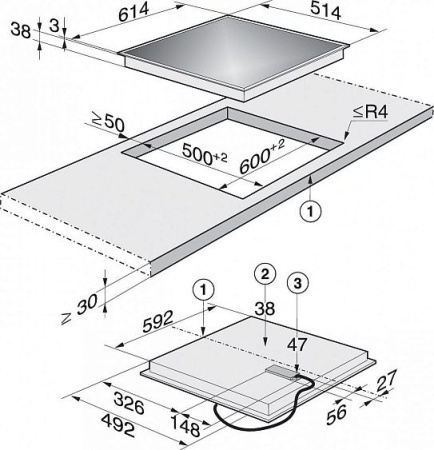 Поверхность MIELE km 5603
