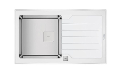 Мойка кухонная TEKA DIAMOND RS15 1B 1D 86 WHITE (art.115100012)