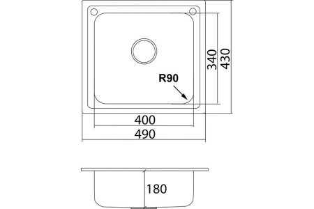 Кухонная мойка OULIN OL-203