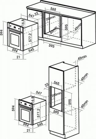Духовой шкаф MBS DE-604