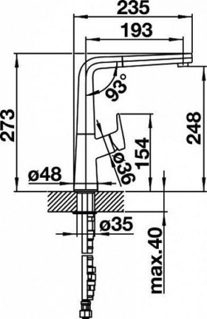 Смеситель BLANCO 521278 BLANCO AVONA-S антрацит