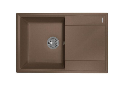 Кухонная мойка FLORTEK Консул 760 мокко (23.020.C0760.303)