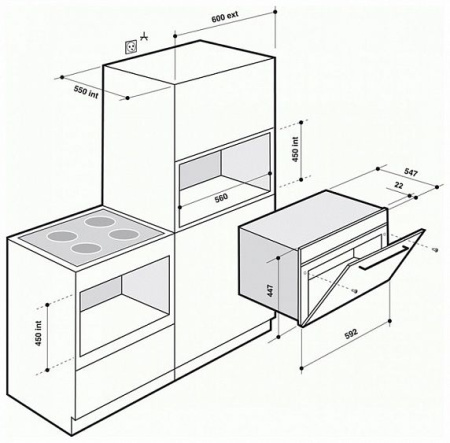 Духовой шкаф DE DIETRICH dme 1145 b