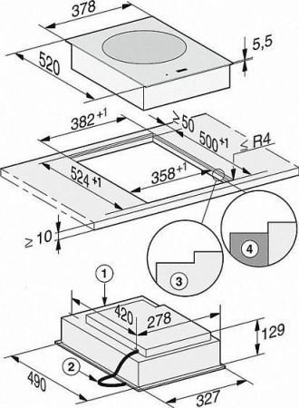 Варочная панель Miele CS 7611 FL