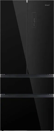 Холодильник WEISSGAUFF WFD 450 Built-in Inverter NoFrost Black Glass