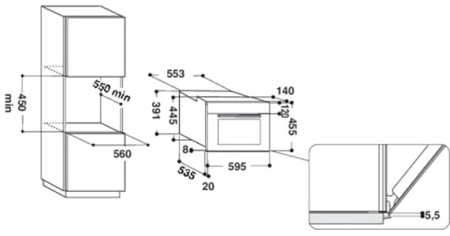 Микроволновая печь Whirlpool AMW 505 IX