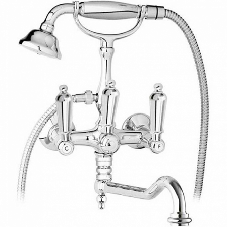 Смеситель CEZARES FIRST-VDF-01-M хром/ручки металл