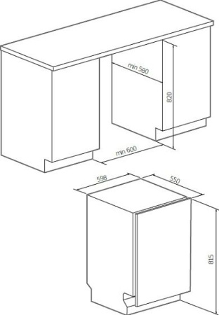 Посудомоечная машина GRAUDE VG 60.1
