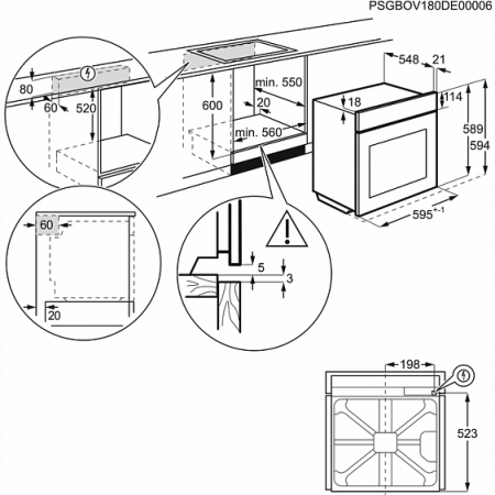 Духовой шкаф electrolux oem3h40tx