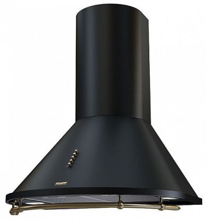 Вытяжка KRONASTEEL nikol 600 black/bronze push button