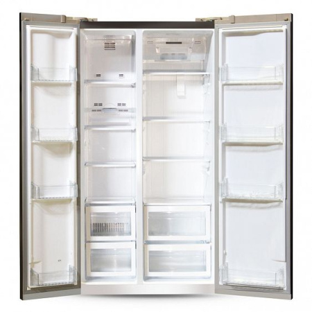 Холодильник GINZZU NFK-605 Black glass