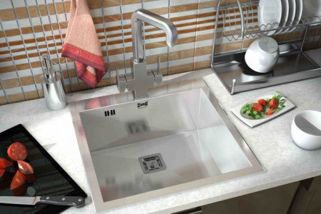 Кухонная мойка ZORG INOX K/A X-5151GX сталь