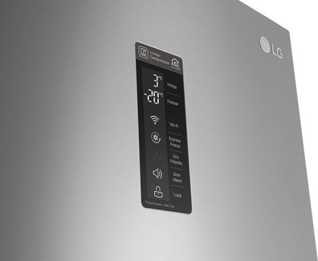 Холодильник LG GW-B449BMFZ серебристый