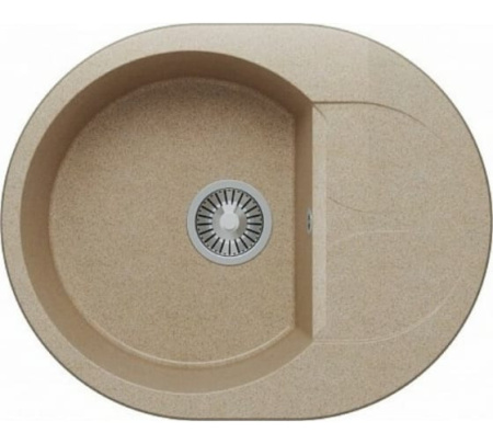 Кухонная мойка POLYGRAN Atol-620 №302 песочный