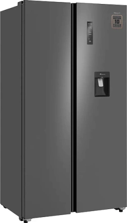 Холодильник WEISSGAUFF WSBS 590 Inverter NoFrost Water Dispenser Grey