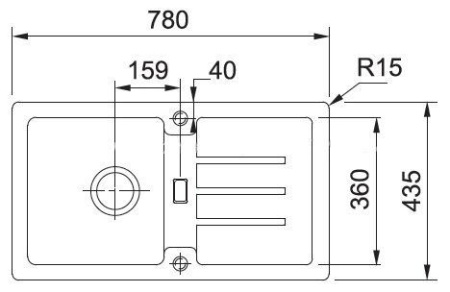 Мойка FRANKE 114.0312.541  strata 614-78 бежевая