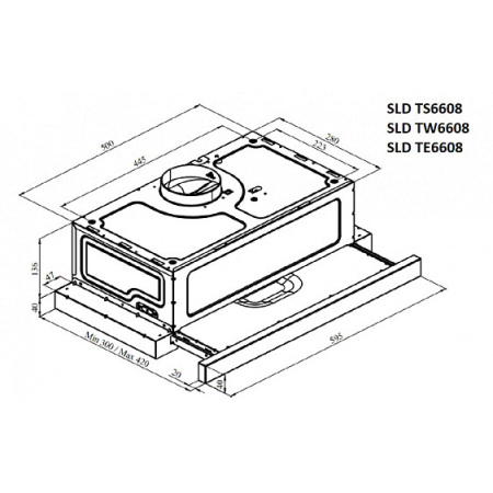 Вытяжка SCHAUB LORENZ SLD TE6608