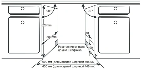Посудомоечная машина БИРЮСА DWB-409/6