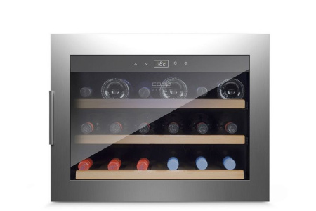 Встраиваемый винный шкаф CASO WineSafe 18 EB inox