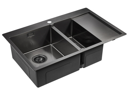 Кухонная мойка PAULMARK Union PM537851-GML