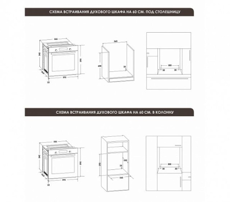Электрический духовой шкаф SCHAUB LORENZ SLB EB6860