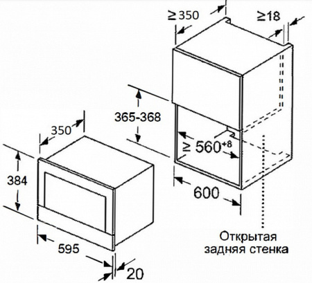 Микроволновая печь MEFERI MMO6025GR ULTRA