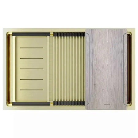Кухонная мойка PAULMARK NEXT-MULTI SINK PM787445-LG