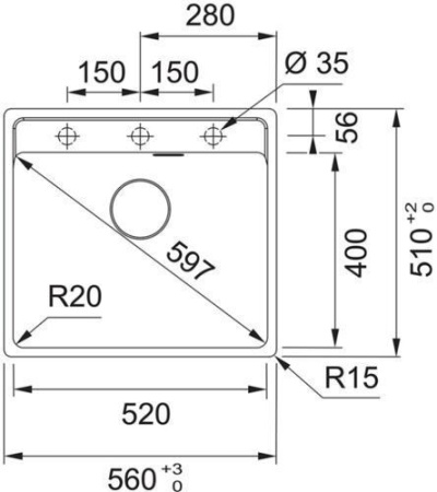 Кухонная мойка FRANKE MRG 610-52 белый (114.0661.646)