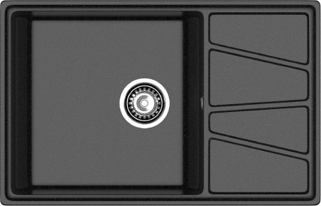 Кухонная мойка GRANFEST VERTEX GF-V-780L черный