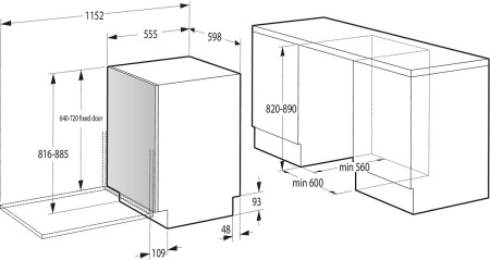 Посудомоечная машина GORENJE GV642D90