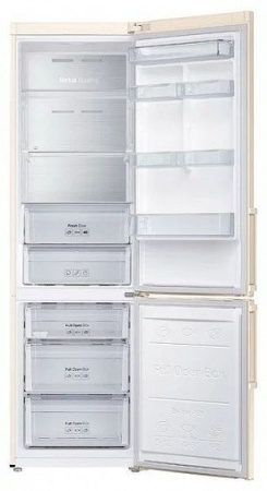 Холодильник SAMSUNG RB37J5371EF бежевый — фото