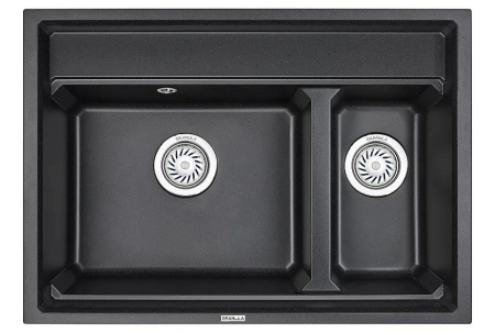 Кухонная мойка GRANULA KS-7302 чёрный