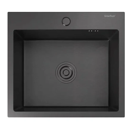 Кухонная мойка GRANFEST METAL 5045 PVD graphite