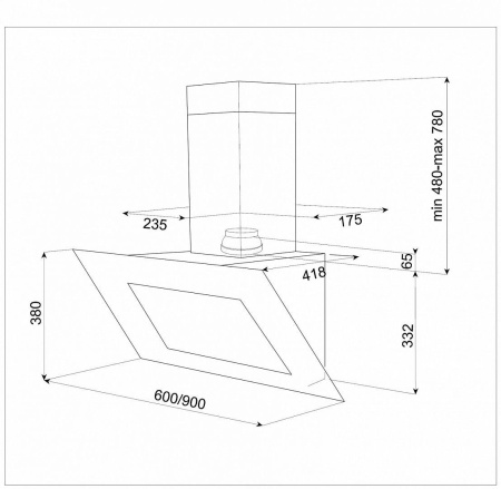 Кухонная мойка GRANFEST Quadro GF-Q780L топаз