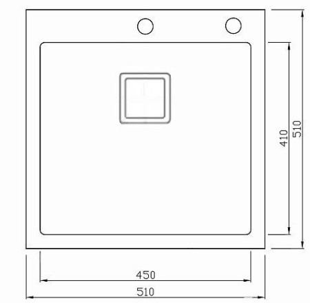Кухонная мойка SEAMAN Eco Marino SMB-5151SQ.B