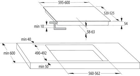 Варочная поверхность GORENJE GI6421BC