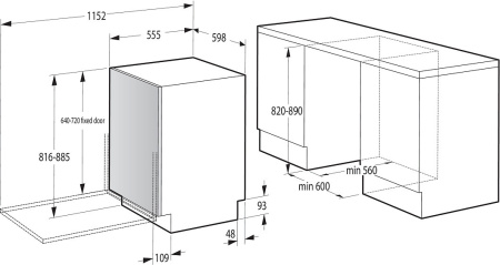 Посудомоечная машина GORENJE GV643E90