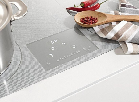 Варочная панель MIELE KM6349-1 белый встр.заподлицо