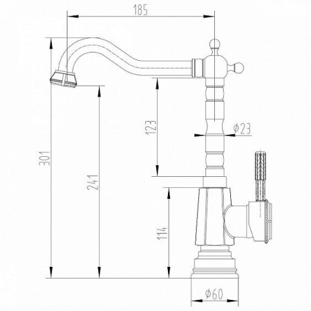 Смеситель LEMARK Jasmine LM6605ORB черная бронза