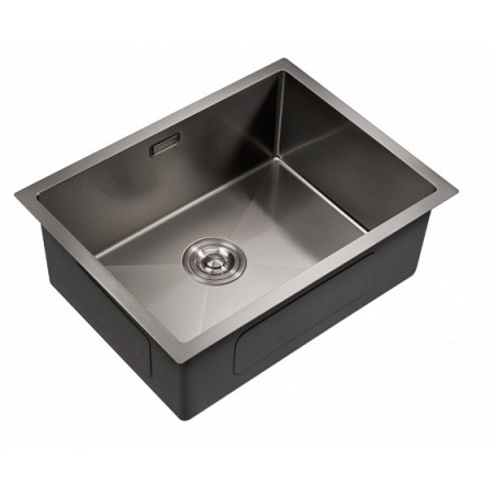 Кухонная мойка MILACIO Denia 58 Steel MC.77459 вороненая сталь