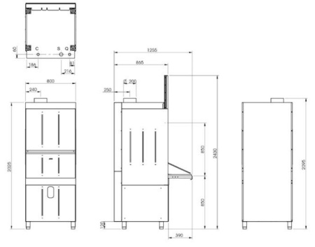 Котломоечная машина SMEG UW6070D