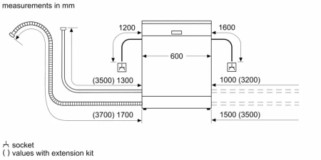 Посудомоечная машина BOSCH SMS26DW00T