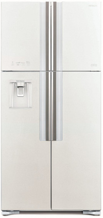 Холодильник HITACHI R-W 662 PU7 GPW белое стекло