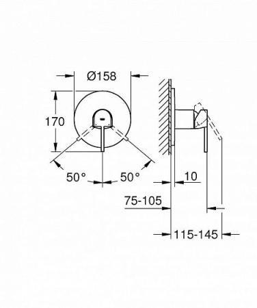 Смеситель GROHE Plus 24059003