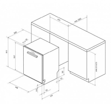 Посудомоечная машина KUPPERSBERG GS 4555