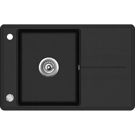 Кухонная мойка AQUASANITA Bella SQB101AW (black metallic 601)